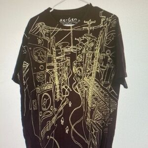 Black Urban Graphic Men's Tee